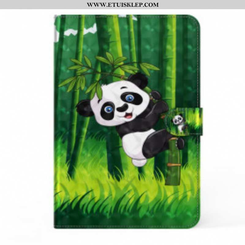 Etui Folio do Samsung Galaxy Tab S8 / Tab S7 Panda Ze Sztucznej Skóry